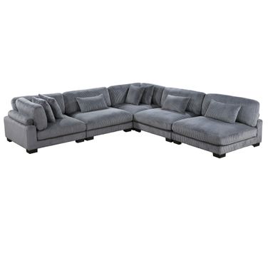 Traverse 5-Piece Modular Sectional In Gray