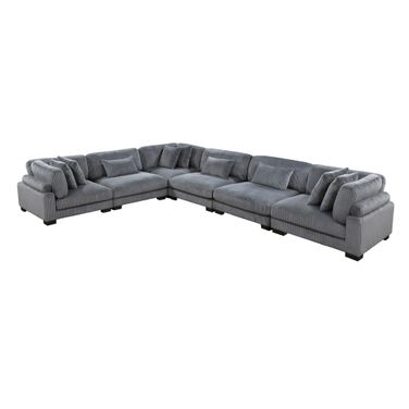 Traverse 6-Piece Modular Sectional In Gray