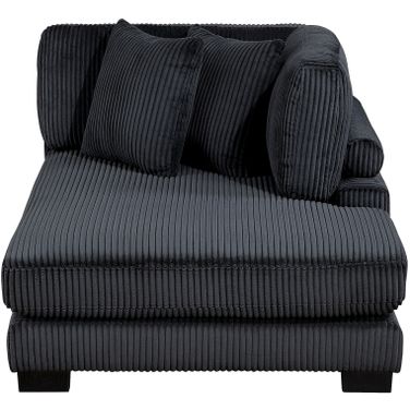 Traverse Reversible Chaise In Black