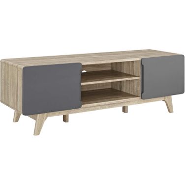 Tread Gray 59 Inch TV Stand