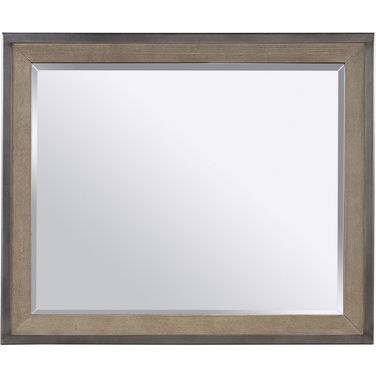 Trellis Mirror In Light Brown