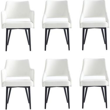 Tremont 6-Piece Dining Chair In White