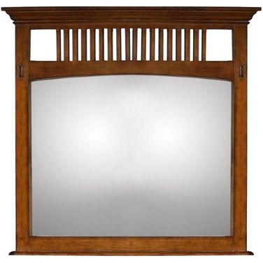 Tremont Bedroom Distressed Brown Mirror