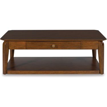 Trenmour Coffee Table In Medium Brown