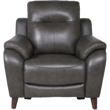 Trento Power Recliner Charcoa In Gray