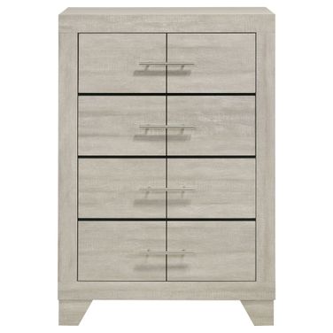 Trenton 4-Drawer Bedroom Chest of Drawers In Rustic Cream