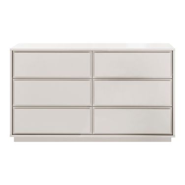 Tresero 55 Inch Sideboard In High Gloss Warm Gray