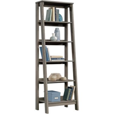Trestle 5-Shelf Bookcase In Mystic Oak