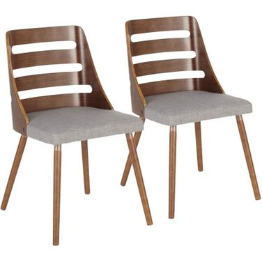 Trevi Chair Set of 2 In Grey