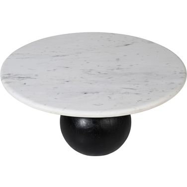 Treviso Marble Coffee Table In Black and White