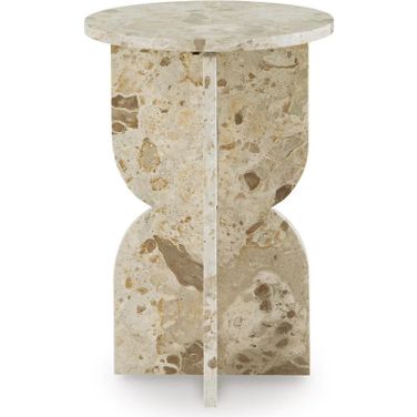 Treygan Accent Table In Beige