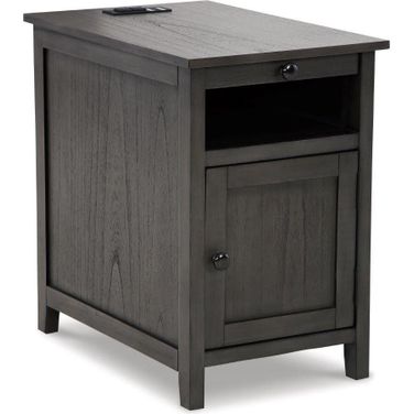 Treytown Gray Chairside Table