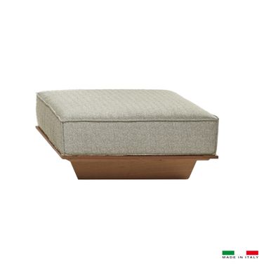 Trezza Ottoman In Slate Blue