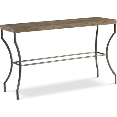 Tribeca Console Table with Steel Legs In Aurum