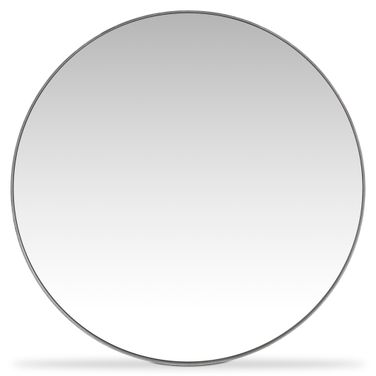 Tribeca Round Mirror In Black