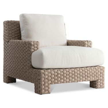 Trieste Outdoor Chair In White/Cream Boucle
