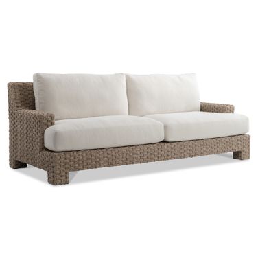 Trieste Outdoor Sofa In White/Cream Boucle