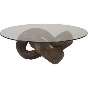 Trifoil Coffee Table In Bronze