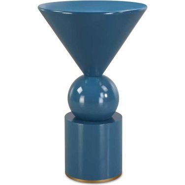 Trig Accent Table In Blue