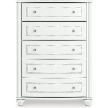 Trindura Chest of Drawers In White