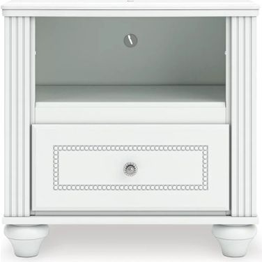 Trindura Nightstand In White