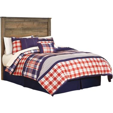 Trinell Brown Full Panel Headboard Only