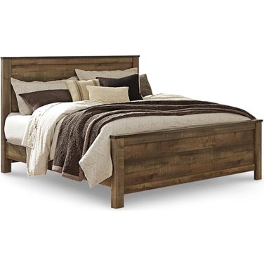 Trinell Brown King Panel Bed