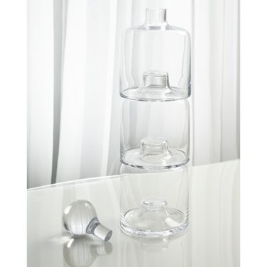 Triple Stacking Decanter In Clear