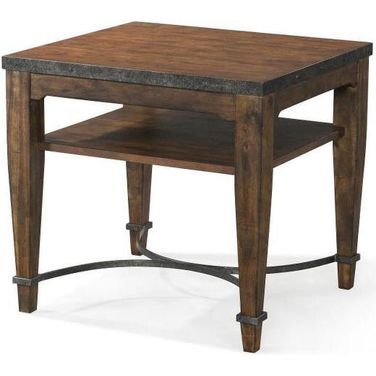 Trisha Yearwood Home Ginkgo Lamp Table In Coffee