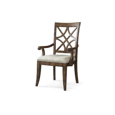 Trisha Yearwood Home Nashville Arm Chair Set of 2 In Coffee