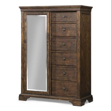 Trisha Yearwood Home Tulsa Door Chest In Coffee