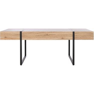 Tristan Rectangular Modern Coffee Table in Black