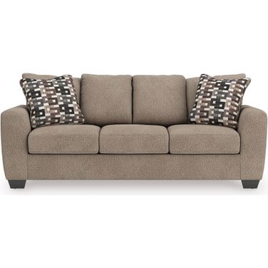 Triston-Peaks Sofa In Suede
