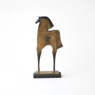 Trojan Horse Sculpture In White