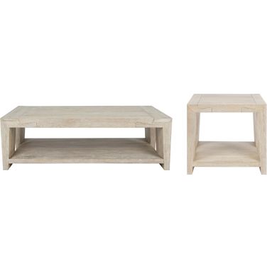 Troy Occasional Table Set In White