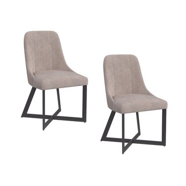 Trucco Dining Chair Set of 2 In Bronze