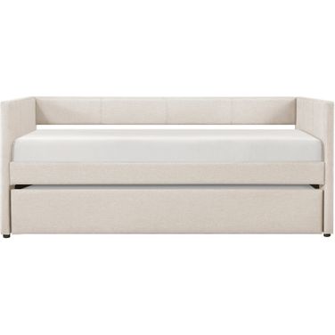 Trudy Twin Daybed with Trundle In Beige