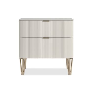 True Love 26 Inch Nightstand In White