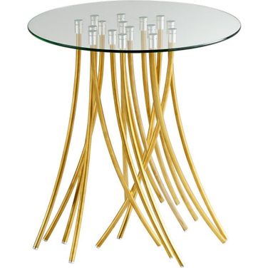 Tuffoli Satin Gold Table