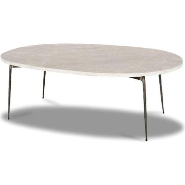 Tuk Tuk Gray Marble Large Coffee Table