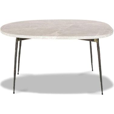 Tuk Tuk Gray Marble Small Coffee Table