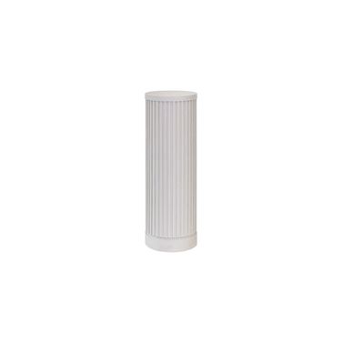 Tulane 36 Inch Height Round Side Table In White