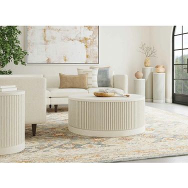 Tulane Occasional Table Set In White