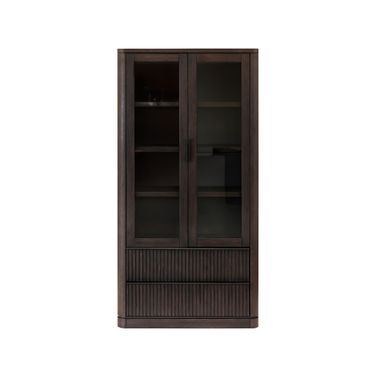 Tulane Wood Dining Storage Cabinet In Brown