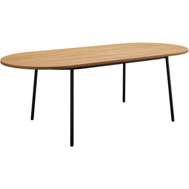 Tule 83 Inch Oval Dining Table In Natural Wood