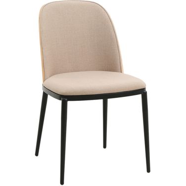 Tule Dining Side Chair In Natural and Brown