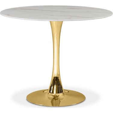 Tulip 36-Inch Dining Table In Gold