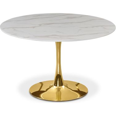 Tulip 48-Inch Dining Table In Gold