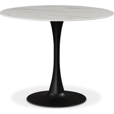 Tulip 36-Inch Dining Table In Matte Black