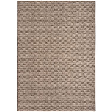 Tulum 5'3" x 7' Outdoor Rug In Brown